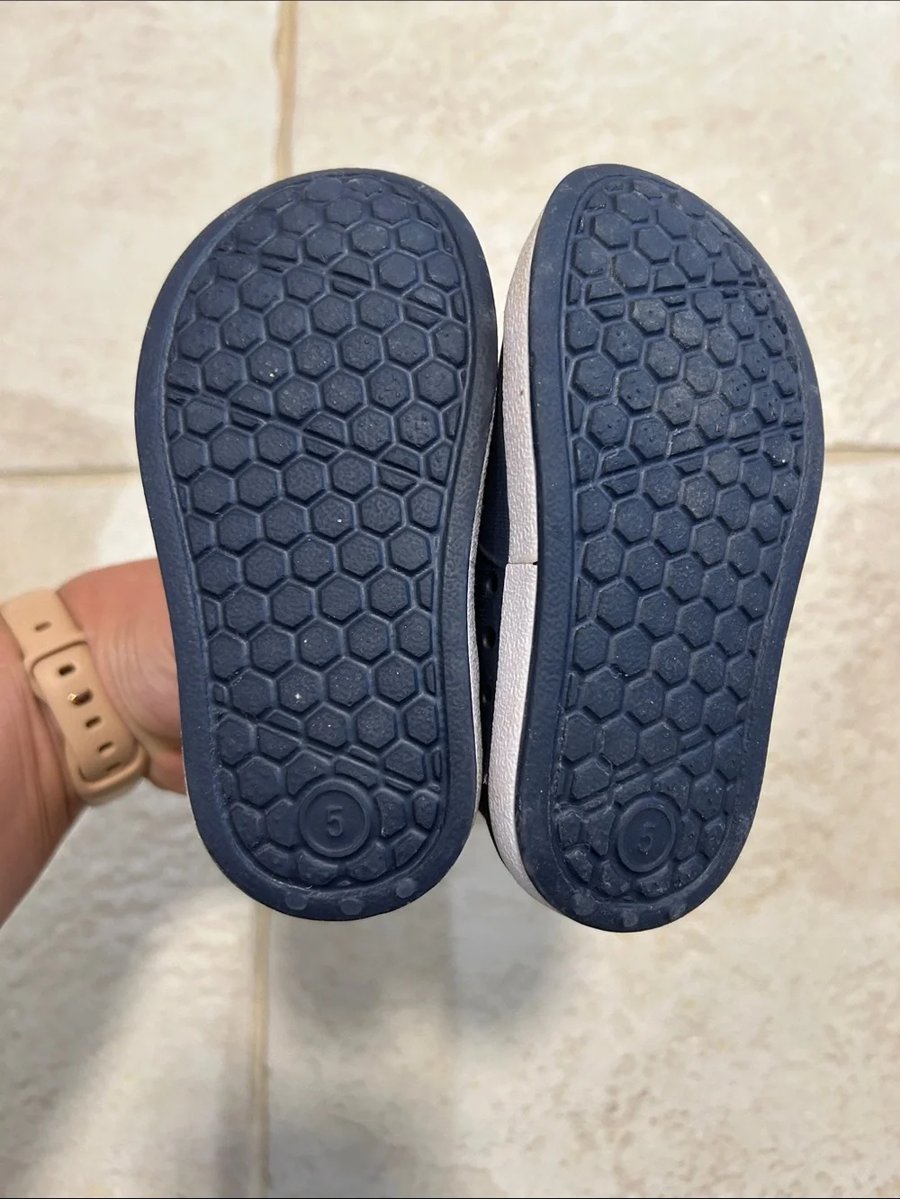Cat & Jack Kids' Navy Blue Slip-On Water Shoe - Toddler Size 5